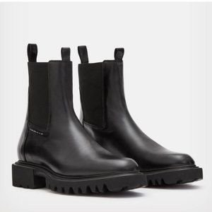 ALL SAINTS Hayley Leather Boots Black  EU 40